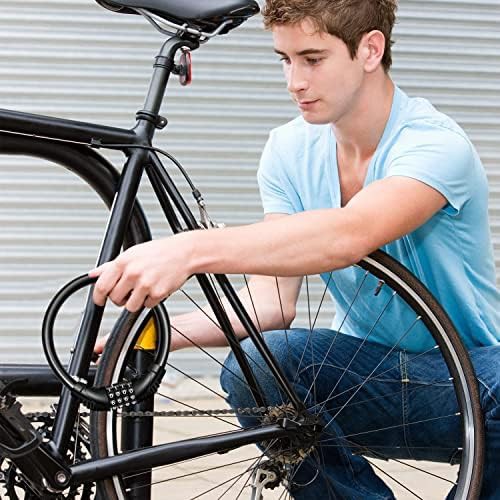 Portable four digit combination bicycle cable lock — photo 5