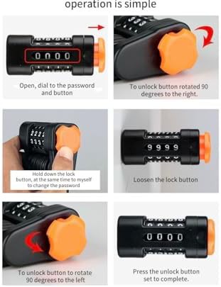 Heavy duty alloy steel folding lock — photo 5