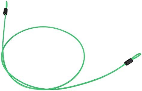 Green lightweight internal steel loop cable — photo 3