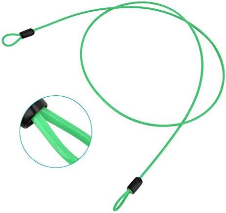 Green lightweight internal steel loop cable — photo 4
