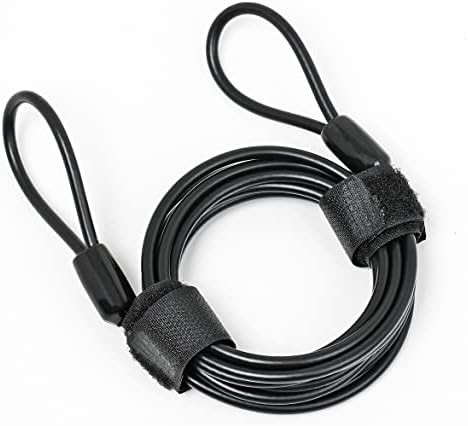 Black Bicycle Security Cable Lock — photo 3