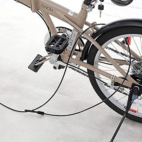 Black Bicycle Security Cable Lock — photo 5