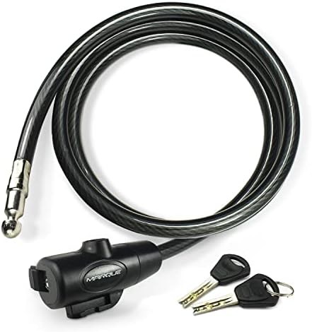 Straight keyed security cable four feet