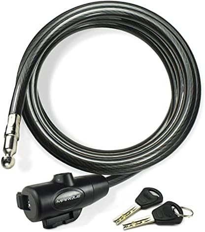 Straight keyed security cable fifteen feet