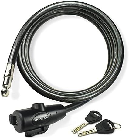 Straight keyed security cable seven feet