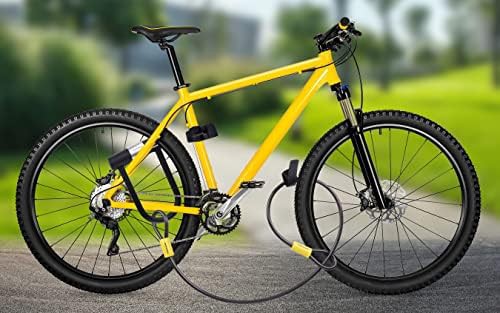 Black ten millimeter keyed bicycle lock — photo 4