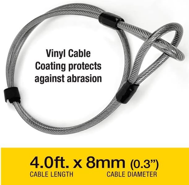 High security u-lock with extension cable — photo 5