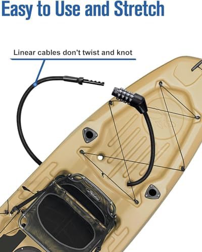 Six foot straight cable lock for kayaks — photo 3