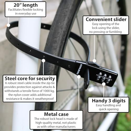 Lightweight Zip Tie Style Combination Lock — photo 4