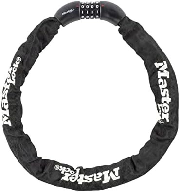 Hardened steel chain with combination lock