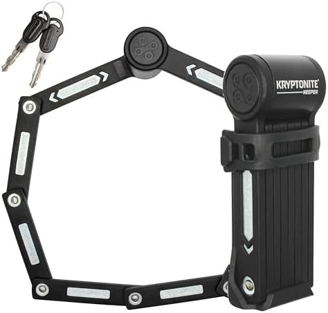 Compact keeper mini folding bicycle lock