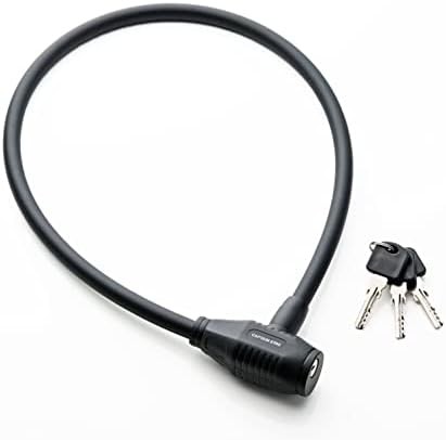 Matte Black Dimple Key Wire Lock — photo 4