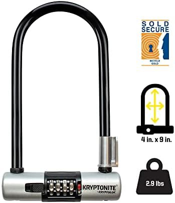 Hardened Steel Combination Bike U-Lock — photo 3