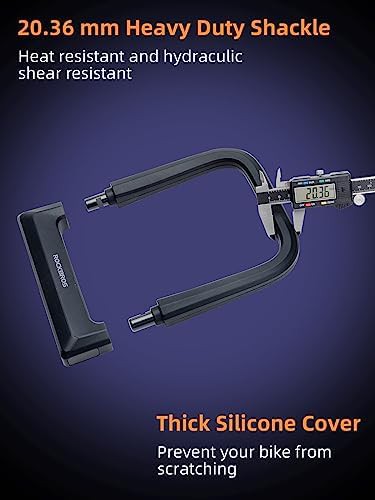Heavy duty u lock with steel cable — photo 3