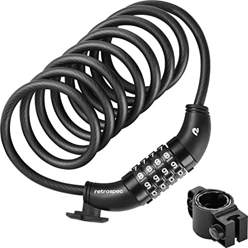Heavy duty six foot combination cable lock