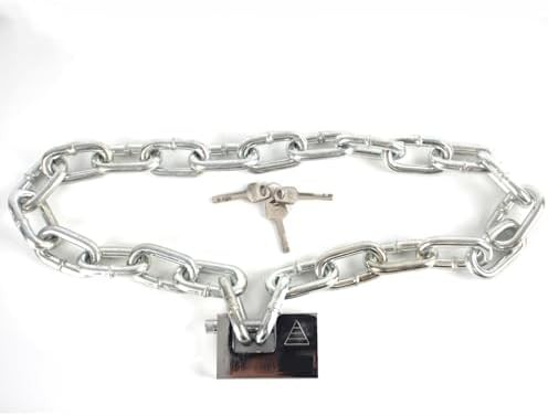 Stainless steel chain with 80mm padlock — photo 4