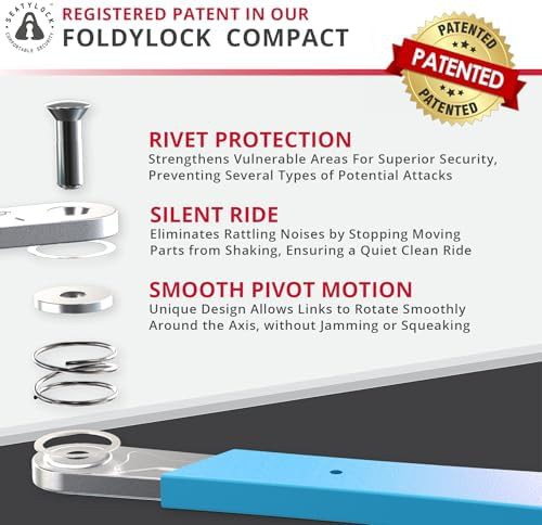 Foldylock Compact Patented Folding Bike Lock 33.5 in — photo 3