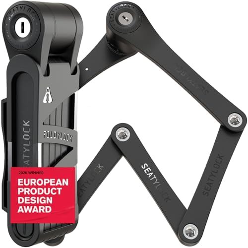 Seatylock foldylock compact lightweight folding bike lock 33.5 in