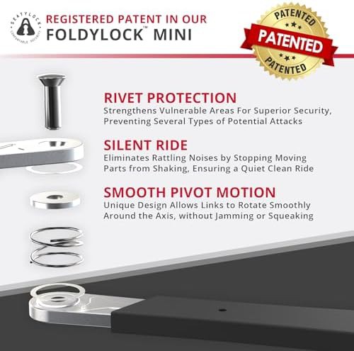 Foldylock Mini Lightweight Folding Bike Lock 29.5 in — photo 3