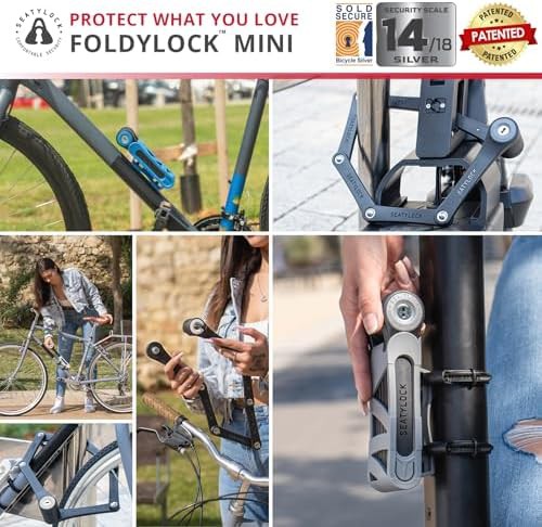 Seatylock foldylock mini keyed folding bike lock 29.5 in — photo 4