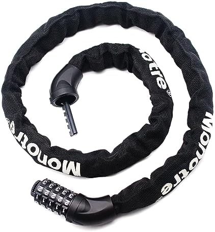 Heavy duty resettable combination chain lock