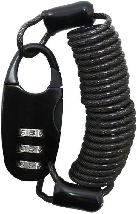 Lightweight Mini Coil Three Digit Lock