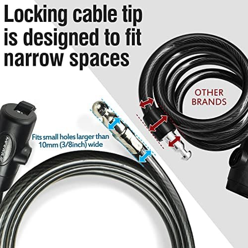 Beach cruiser bell and cable lock — photo 5