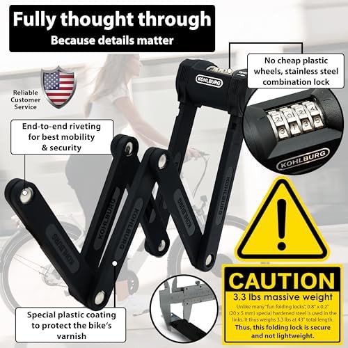 Bolt Cutter Proof Combination Folding Lock — photo 5