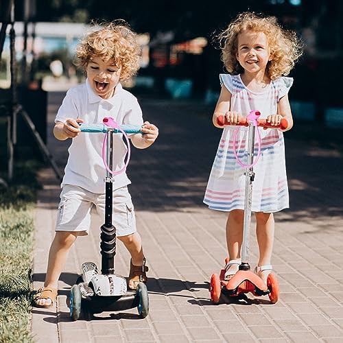 Pink combination cable lock for children's scooters — photo 3