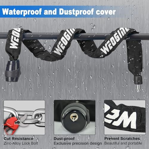 Heavy duty chain lock for scooters and gates — photo 4