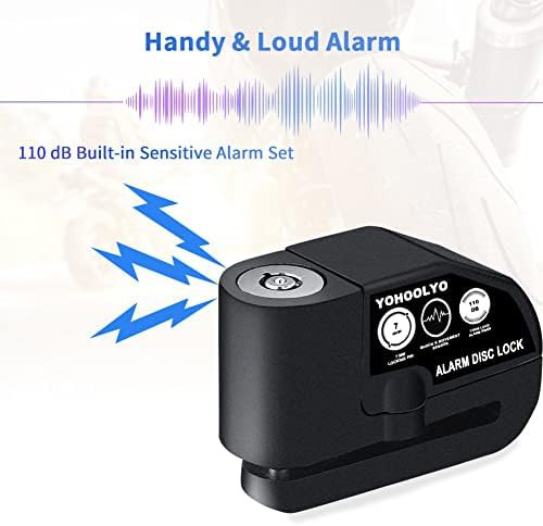 Alarm disc lock with reminder cable — photo 4