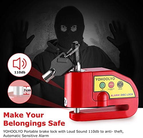 Outdoor waterproof alarm disc lock bundle — photo 5
