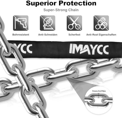 Imaycc heavy duty e bike chain lock — photo 4