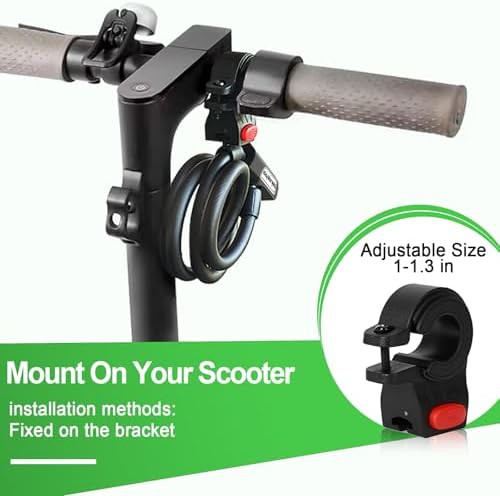 Keyed scooter cable lock for kids — photo 5