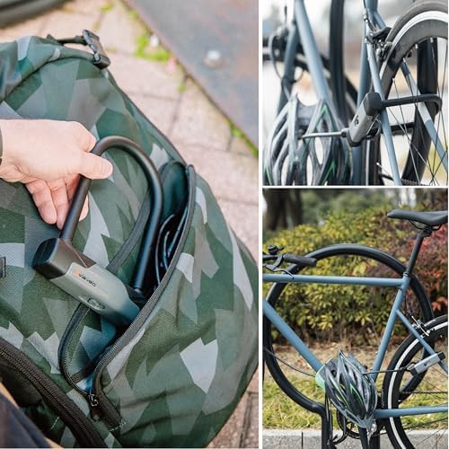 Waterproof u-lock with short braided cable — photo 4