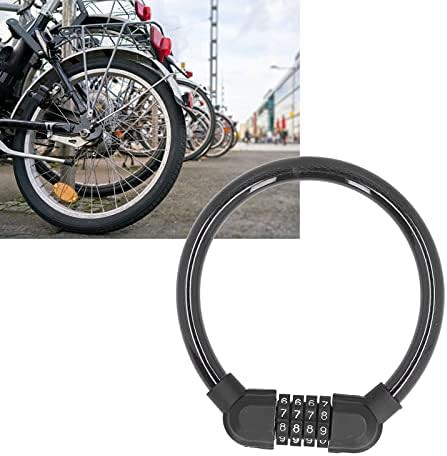 Leapiture waterproof combination cable lock black — photo 3