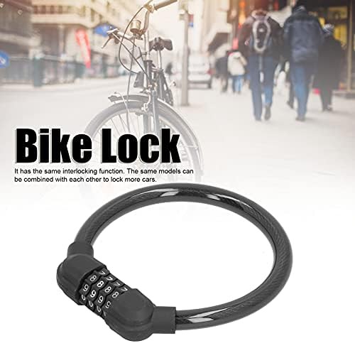 Leapiture waterproof combination cable lock black — photo 5