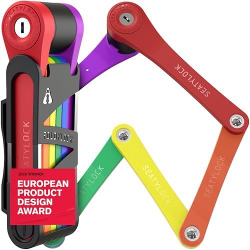 Seatylock foldylock compact patented folding bike lock 33.5 in