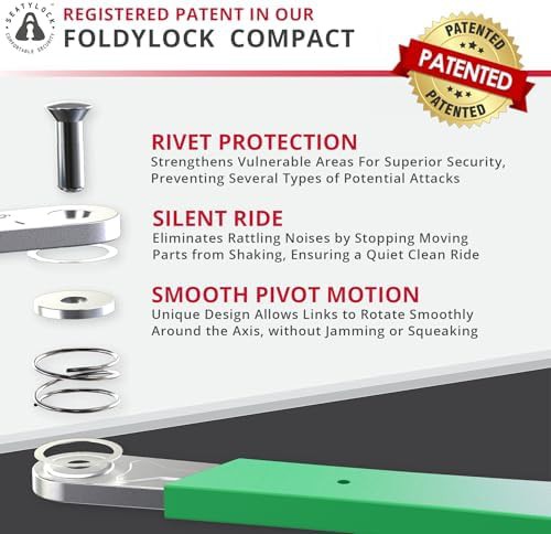 Seatylock foldylock compact patented folding bike lock 33.5 in — photo 3