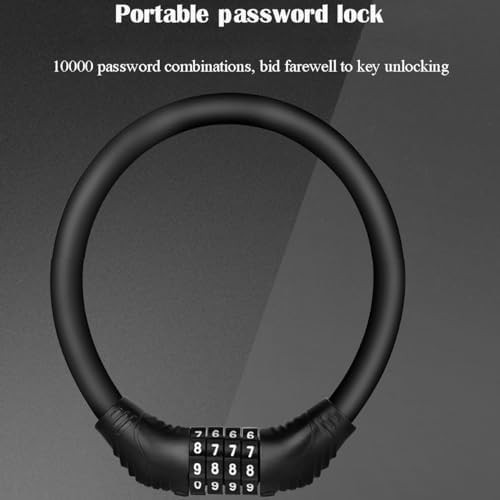 Four digit combination u-lock with cable — photo 3