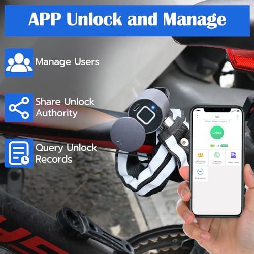 Heavy Duty Biometric Security Chain Lock — photo 4
