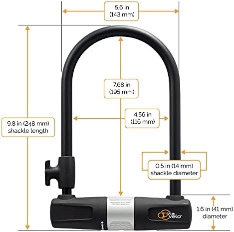Twin pack u-lock with steel cable combo — photo 4
