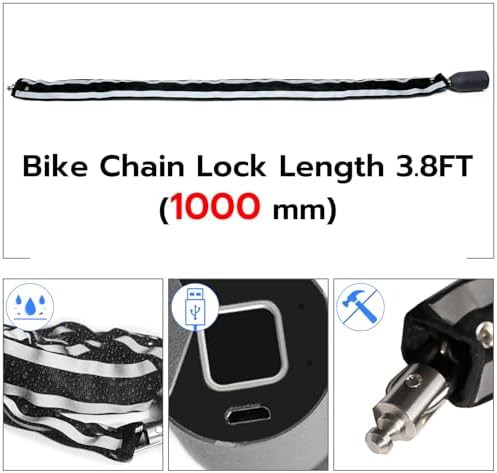 Keyless heavy duty chain lock 80cm — photo 4
