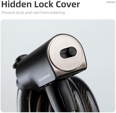 PVC Coated Cable Lock with Bracket — photo 4