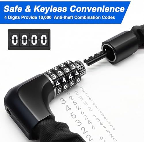 Dual unlock combination and key chain lock — photo 4