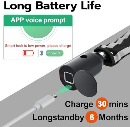 Biometric bluetooth chain lock for e-bikes — photo 5