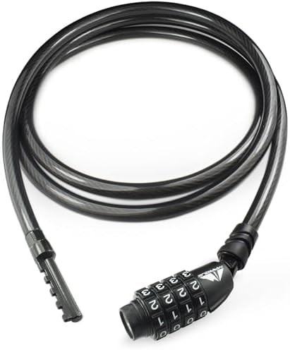 Straight combination security cable five feet