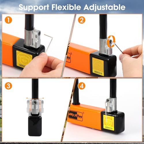Durable U-lock with additional security cable — photo 5