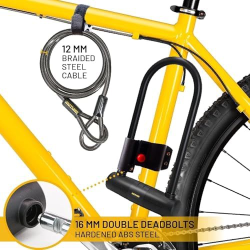Long U Lock and Folding Lock Security Set — photo 4