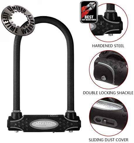 Heavy duty keyed outdoor U-lock — photo 5
